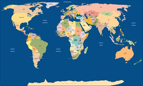 mapa do mundo paises